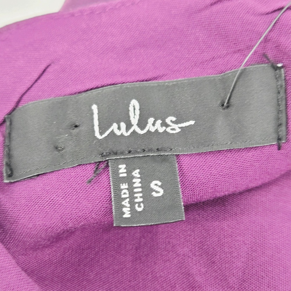 Lulus Floral Jacquard Satin Square Neck Mini Dress NWT Size S Y2K Vibe - Picture 5 of 11